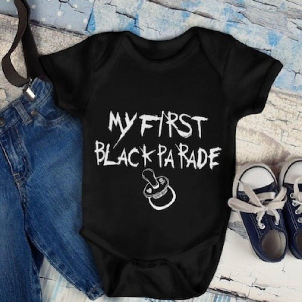 Emo Baby My First Black Parade Funny Onesie Style Unisex T-Shirt